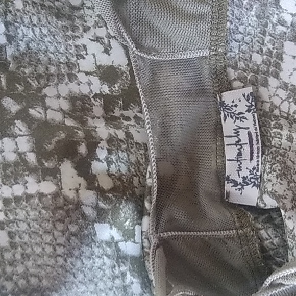 NWOT Intimately Free People Nights Out Snakeskin Print Bodysuit - Picture 8 of 8